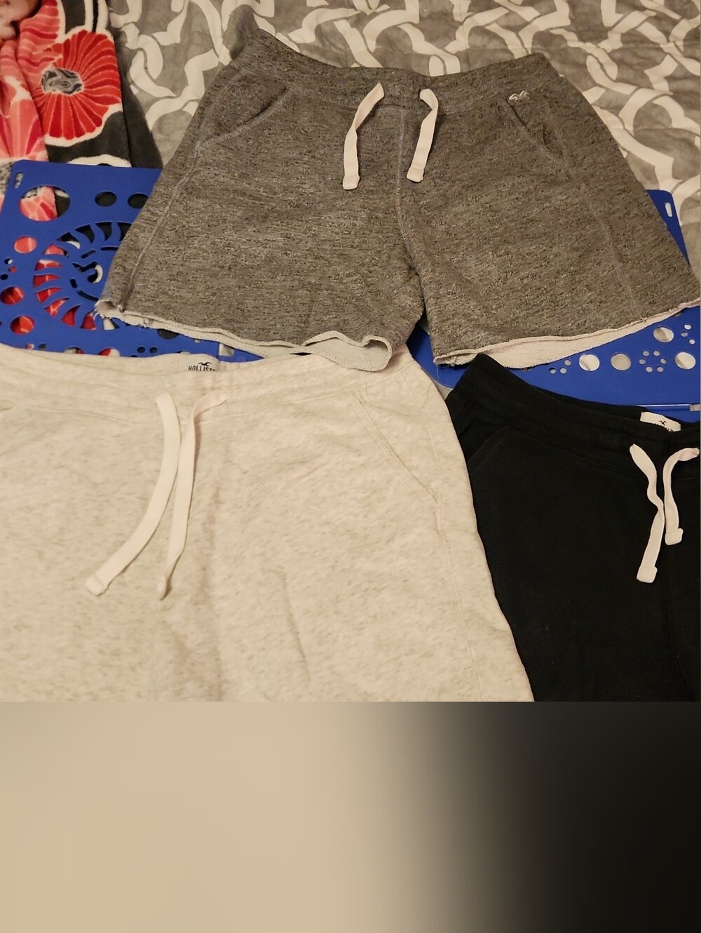 Men's Hollister Drawstring Knit Shorts (3 Pair)